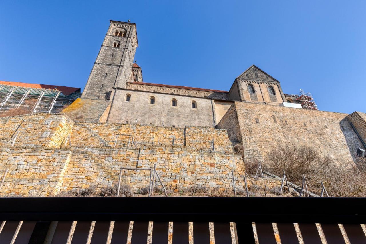 Fachwerkhaus Auf Dem Schlossberg Quedlinburg Exterior foto